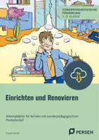 Vorschau - Stundenentwürfe - Einrichten und Renovieren - Arbeitsblätter für Schüler mit sonderpädagogischem Förderbedarf - Deckblatt