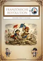 Vorschau - Unterrichtsreihen - Französische Revolution - Stationsarbeit - Deckblatt