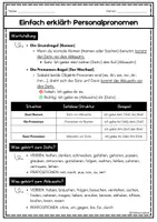 Vorschau - Arbeitsblätter - Personalpronomen Bundle im Akkusativ & Dativ/ DaZ&DaF/A1-A2 - Seite 3