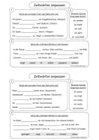 Vorschau - Unterrichtsreihen - Zeitwörter anpassen | Blitzschnelle Arbeitsblätter Deutsch | Verben beugen - Seite 1