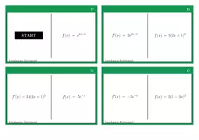 Vorschau - Spiele - Lerndomino zur Kettenregel (E-Phase) - Deckblatt