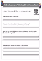 Vorschau - Arbeitsblätter - Vatertag und Christi Himmelfahrt- Online Recherche - Seite 2
