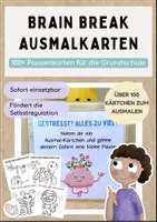 Vorschau - Mal- und Bastelvorlagen - Brain Break Ausmalkarten 9x9cm - Kreative Pause für zwischendurch - Deckblatt