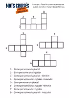 Aperçu - Apprentissages en autonomie - mots croisés pronoms personnels - Page de couverture