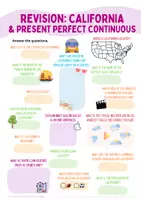 Vorschau - Arbeitsblätter - Revision - California & Present Perfect Continuous (passend zu MORE! 3 Unit 11) - Seite 1