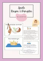 Vorschau - Bildkarten - Spiele Ringen und Kämpfen I Spiele mit Körperkontakt - Deckblatt