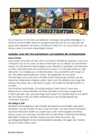 Vorschau - Arbeitsblätter - Das Christentum - Grundlagen und Wissen - Deckblatt