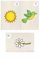 Vorschau - Arbeitsblätter - Rechenspaziergang - Frühling (ZR 20 Addition mit ZÜ) - Seite 1