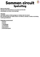 Voorbeeld - Rekenen - sommencircuit - Pagina 1