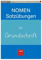 Vorschau - Arbeitsblätter - Grammatiktraining zu den NOMEN - Komplettpaket in Grundschrift - Deckblatt
