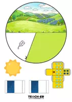 anteprima - Materiale di supporto/inclusione - Diorama Energia Solare - Modello - Pagina 1