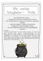 Vorschau - Arbeitsblätter - Satz/Umstellprobe/Satzglieder/Arbeitsblätter - Deckblatt