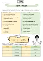 Vorschau - Arbeitsblätter - Adjetivos y Adverbios (Grundlagenmaterial) - Deckblatt