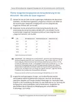Vorschau - Klassenarbeiten - Klausur Sozialwissenschaften Wirtschaftspolitik Konjunktur Q1/Q2 - Deckblatt