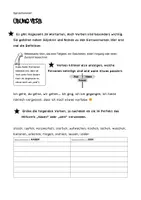 Vorschau - Arbeitsblätter - Sprachwissen Übung 1 Verb - Deckblatt