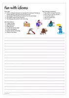 Vorschau - Arbeitsblätter - Fun with IDIOMS - dialogue - Seite 2