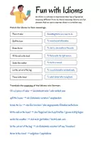 Vorschau - Arbeitsblätter - Fun with IDIOMS - dialogue - Seite 3