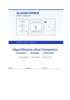 Vorschau - Arbeitsblätter - Übungsheft Informatik Klasse 5/6: Algorithmen ohne Computer (Unplugged) – Grundlagen & Rätsel - Seite 1
