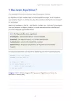 Vorschau - Stundenentwürfe - Übungsheft Informatik Klasse 9/10: Algorithmen & Komplexität – Suchen, Sortieren & Effizienz - Seite 3