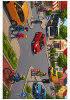 Vorschau - Stundenentwürfe - Straßenverkehr - Mein Schulweg (3-fach differenzierte Arbeitsblätter mit Stundenentwurf und Tafelmaterial) - Seite 1