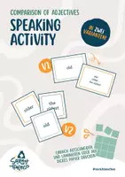 Vorschau - Spiele - Comparison of Adjectives (Steigerung der Adjektive): Speaking Activity - Deckblatt