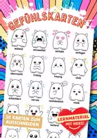 Vorschau - Fördermaterial/Inklusion - Gefühle Bildkarten Monster - Deckblatt