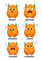 Vorschau - Bildkarten - Monster Gefühlskarten - Seite 3