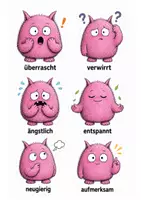 Vorschau - Bildkarten - Gefühlskarten Monster - Seite 3