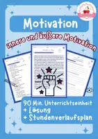 Vorschau - Stundenentwürfe - Motivation (innere & äußere) - fertige 90 Min. Einheit - Deckblatt