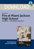 Vorschau - Arbeitsblätter - EduCrimes - Fire at Miami Jackson High School - Ein spannendes Krimispiel - Deckblatt