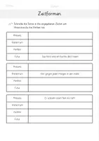 Vorschau - Arbeitsblätter - Zeitformen - Sätze umschreiben - Seite 3