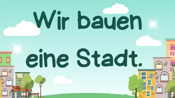 Vorschau - Unterrichtsreihen - Wir bauen eine Stadt - Stadtplanung, Verkehr - Deckblatt