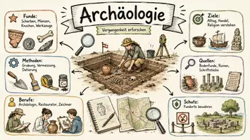Vorschau - Arbeitsblätter - Lernposter + Arbeitsblätter zum Thema "Archäologie" + Lösung & MP3 + Mindmap + Infografik - Seite 2