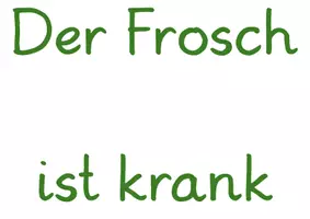 Vorschau - Poster - "Der Frosch ist krank" - (Tafel-)Material zum Gedicht - Seite 3