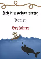 Vorschau - Arbeitsblätter - Ich bin fertig Karten - Seefahrer - Deckblatt