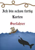 Vorschau - Arbeitsblätter - Ich bin fertig Karten - Seefahrer - Seite 1
