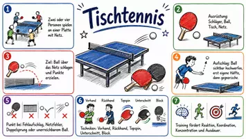 Vorschau - Arbeitsblätter - Lernposter + Arbeitsblätter zum Thema "Tischtennis" + Lösung & MP3 + Mindmap + Infografik - Seite 2