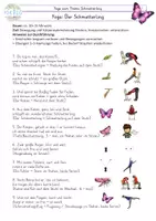 Vorschau - Bildkarten - Schmetterling Yogagedicht Der Schmetterling - Seite 1
