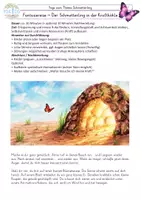 Vorschau - Aufgabenkarten - Schmetterling Fantasiereise Die Krafthöhle - Seite 1
