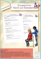 Vorschau - Anderer Materialtyp - Schmetterling Massagegeschichte Vom Ei zum Schmetterling - Deckblatt