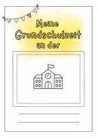 Vorschau - Arbeitsblätter - Erinnerungsbuch - Abschied 4. Klasse - Deckblatt