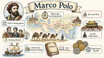 Vorschau - Arbeitsblätter - Lernposter + Arbeitsblatt "Marco Polo" + Onlineübung & MP3 + Mindmap + Infografik - Seite 2