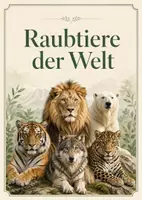 Vorschau - Poster - Lernkarte – Raubtiere der Welt – Biologie – Ökosysteme und Nahrungsbeziehungen 6. Klasse - Seite 1