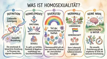 Vorschau - Arbeitsblätter - Lernposter + AB mit Fragen zum Thema "Homosexualität" + Lösungsblatt + Mindmap + Infografik - Seite 2
