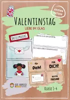 Vorschau - Mal- und Bastelvorlagen - Valentinstag - Liebe im Glas - Deckblatt