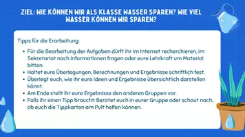Vorschau - Bildkarten - Nachhaltigkeit in unserer Klasse und in unserer Schule, Wasserverbrauch und Sparen von Trinkwasser - Seite 2