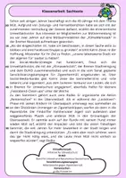 Vorschau - Klassenarbeiten - Klassenarbeit Sachtexte: Aktion Müll sammeln - Seite 1