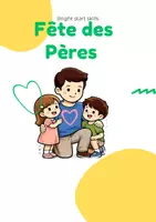Aperçu - Affichage - Activités Fête des Pères à imprimer – 8+ pages | Adapté autisme | Maternelle & primaire | Cadeau papa enfant - Page de couverture