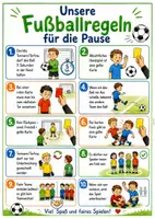 Vorschau - Poster - Plakat "Unsere Fußballregeln für die Pause" - Seite 1