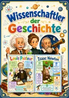 Vorschau - Poster - Lernkarte – Wissenschaftler der Geschichte – Sachunterricht – Menschen und ihre Berufe 3. Klasse - Deckblatt
